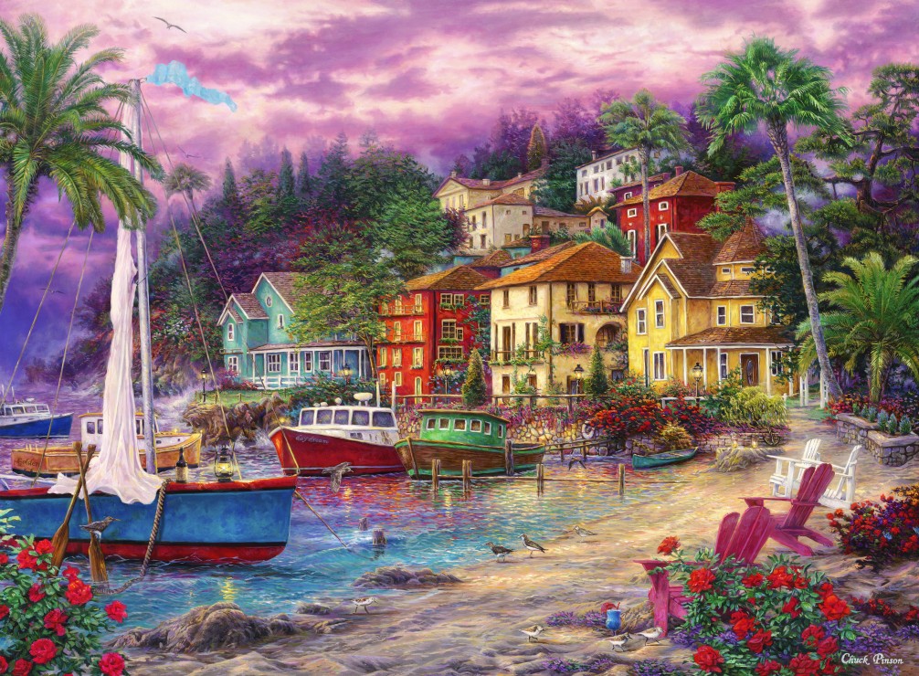 Puzzle #1 : Chuck Pinson – On Golden Shores by&nbsp;Grafika