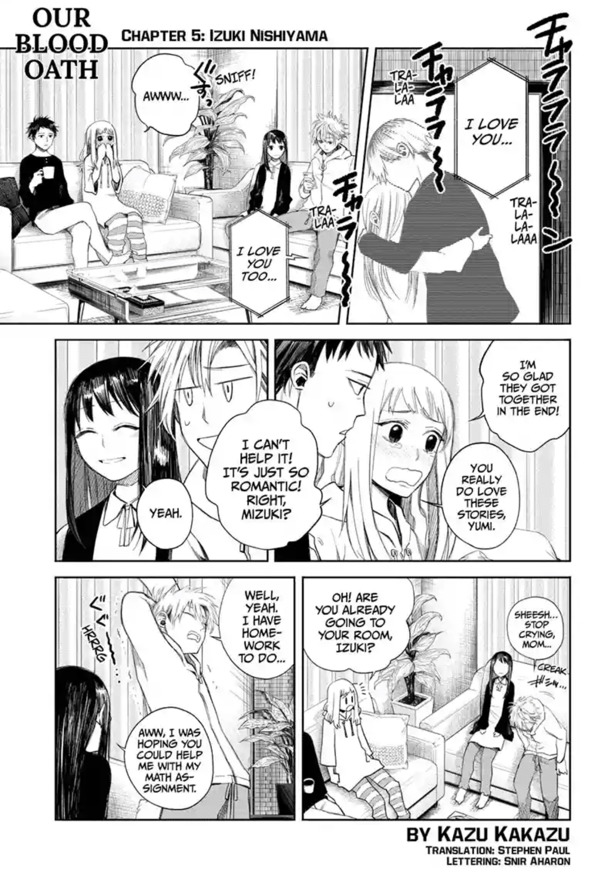 Journal de bord #68 – Our blood Oath, Chapitre 5 – Kazu Kakazu